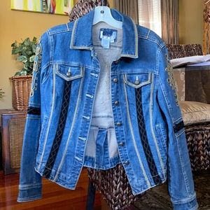 Boho Vibe Denim Jacket Size M